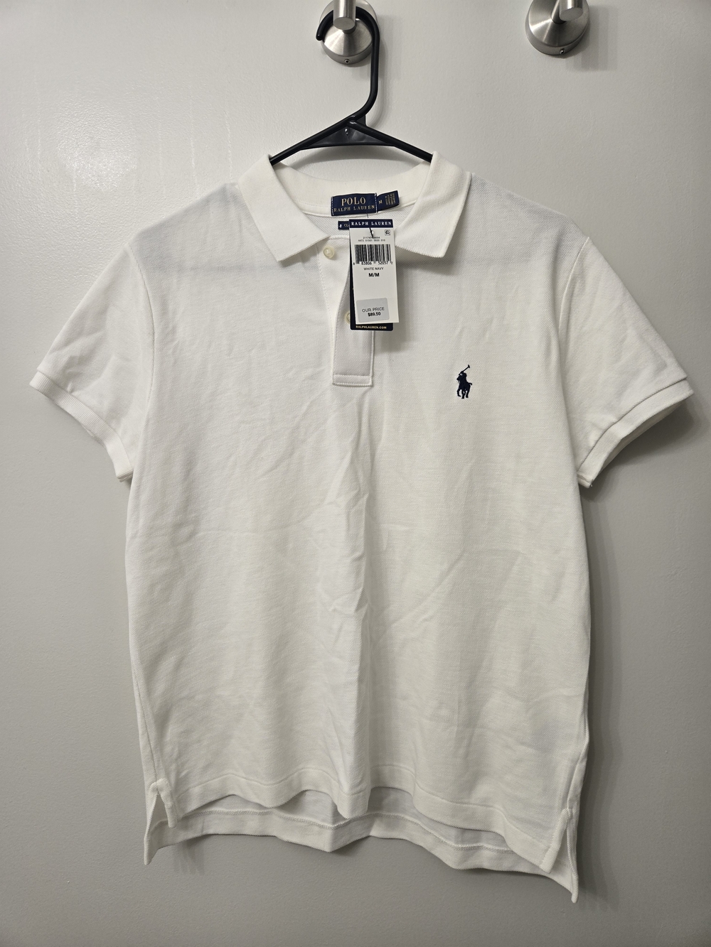 Polo by Ralph Lauren Men’s White Cotton Polo Shirt